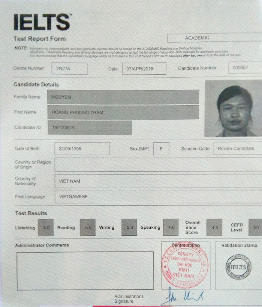 luyen thi pre ielts tai da nang